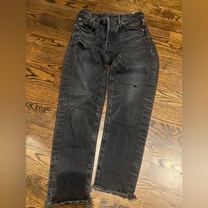 MOUSSY X BARNEYS NEW YORK black denim